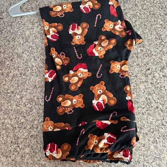 Teddy bear Christmas leggings - Picture 1 of 2